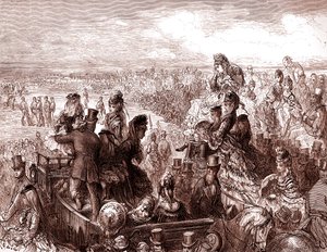 Londra vittoriana - Campo da cricket di Lord da Gustave Dore